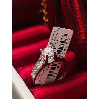 Nhẫn nữ Solitaire đính đá chủ